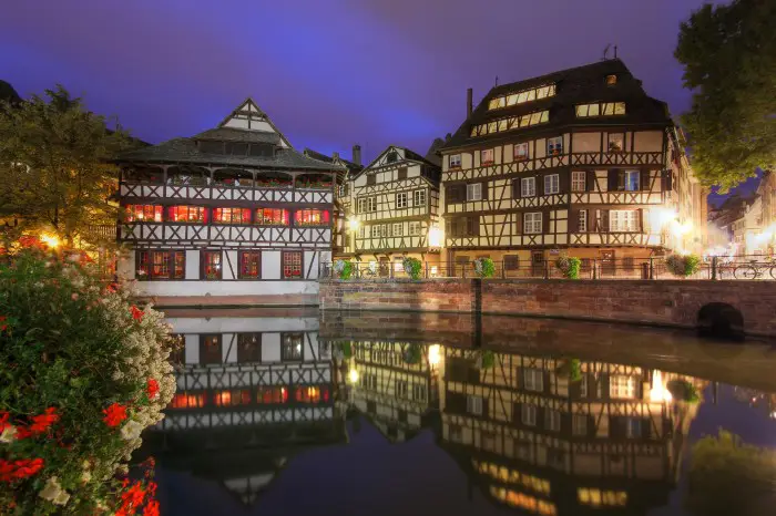 Quartier de la petite France à Strasbourg